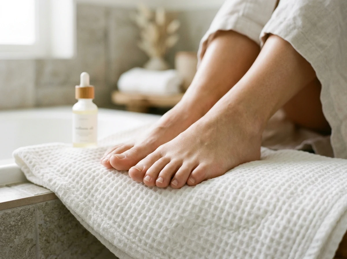 Wash and Thoroughly Dry Target Nails