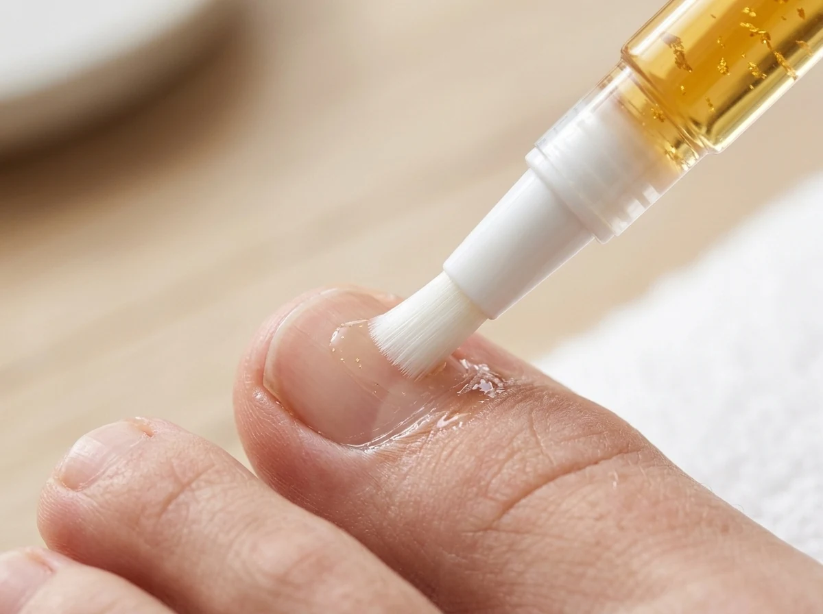 Paint Micro-Layer Over Nail and Cuticle